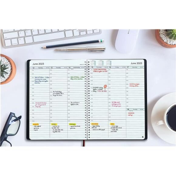 2023 Planner Weekly and Monthly – Hourly Appointment Book 2023 – 8.5 x 11 - Picture 4 of 6